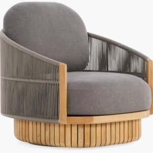 Round Base Soft Fabric Outdoor chair