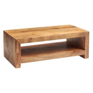 Wooden Coffee Table in Natural Finished