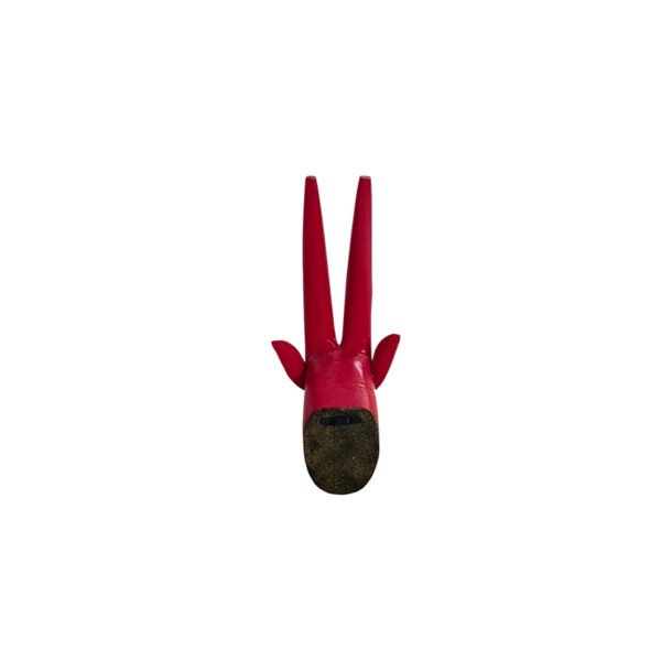 Handcrafted Wooden Deer Head Wall Decor - Image 2