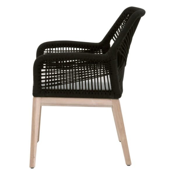Armchair Without Cushion and Black Rope Support - Image 3