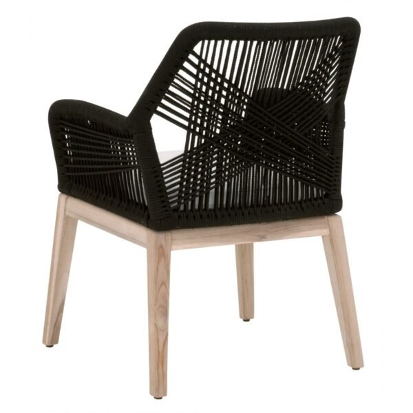Armchair Without Cushion and Black Rope Support - Image 4