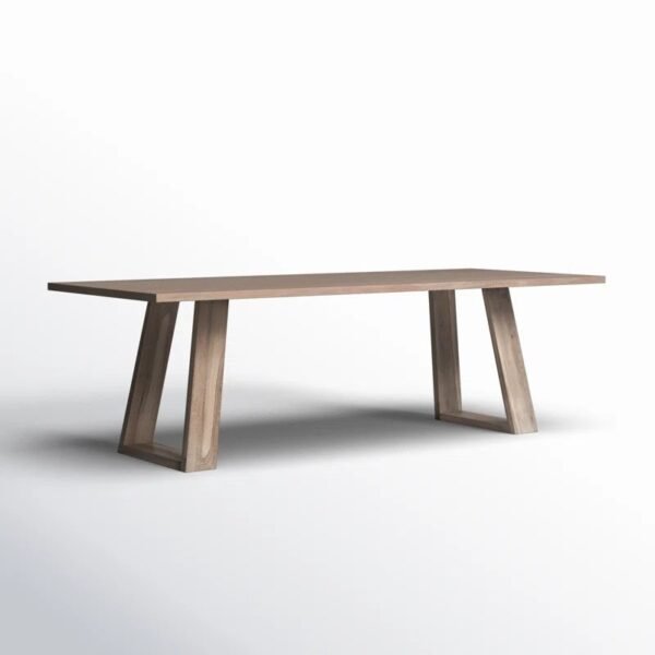 Modern Wooden Dining Table – Contemporary Design with Solid Craftsmanship - Image 4