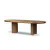 Solid Wood Oval Dining Table