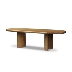 Solid Wood Oval Dining Table