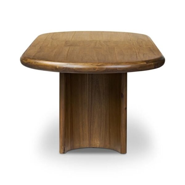 Solid Wood Oval Dining Table – Premium Handcrafted Furniture for Modern Interiors - Image 4