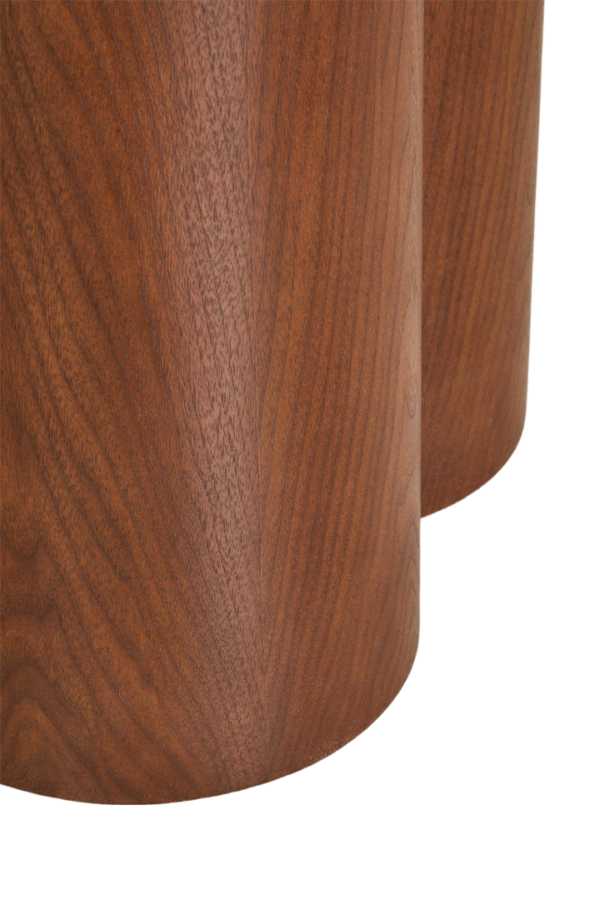 Stylish Modern Wooden Round Dining Table for Dining Room - Image 4