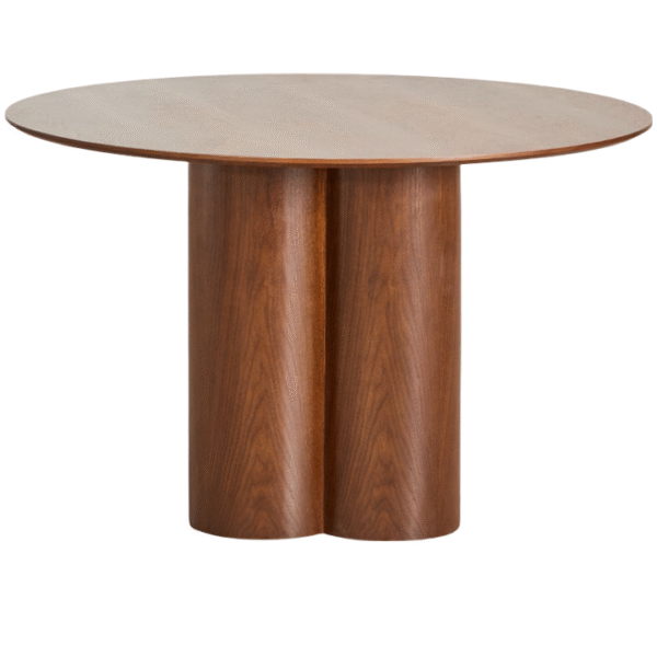 Stylish Modern Wooden Round Dining Table for Dining Room & Living Spaces