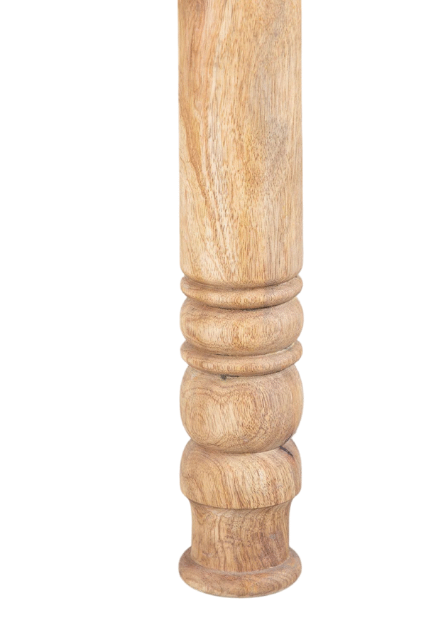Handcrafted Wooden Carved Dining Table - Image 4