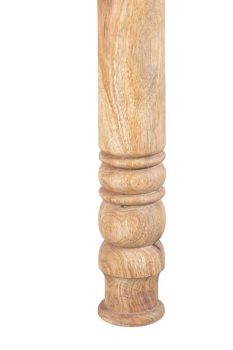 Handcrafted Wooden Carved Dining Table - Image 4