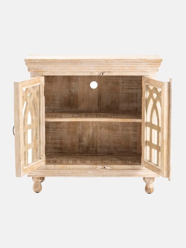 Stunning Rustic Wooden Cabinet – Handcrafted Vintage-Style Storage Furniture - Image 3