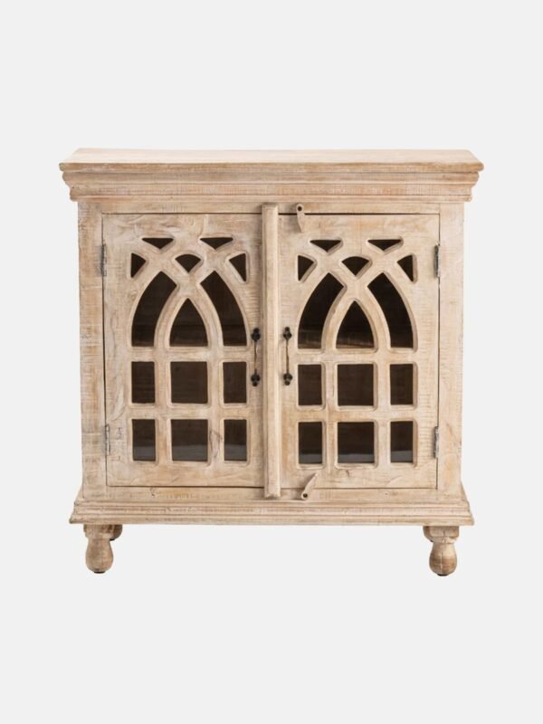 Stunning Rustic Wooden Cabinet – Handcrafted Vintage-Style Storage Furniture - Image 2