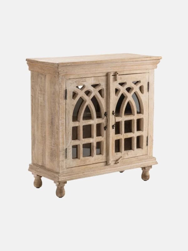 Stunning Rustic Wooden Cabinet – Handcrafted Vintage-Style Storage Furniture