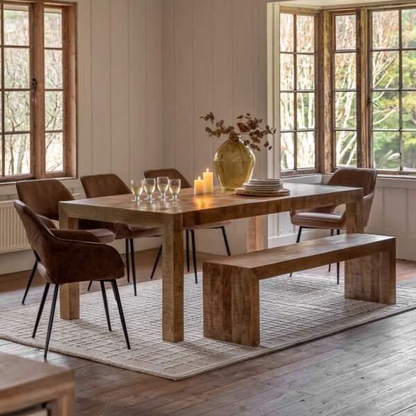 Solid Wood Dining Bench Handcrafted Elegance for Modern Dining Spaces - Image 5